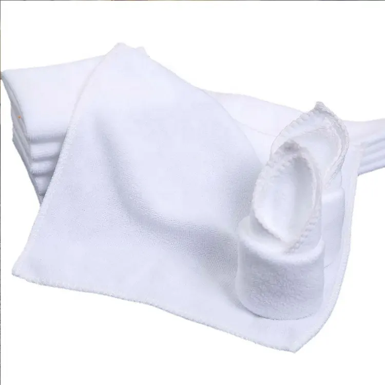 Serviette de cuisine en microfibre absorbante par sublimation, chiffon de nettoyage de cuisine de haute qualité réutilisable vierge avec logo personnalisé, vente en gros