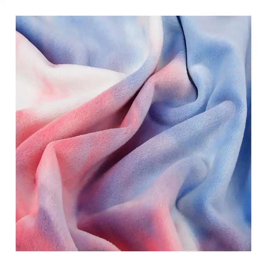 Двухсторонняя плюшевая ткань Minky Squish с цифровой печатью на заказ