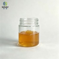 Stoples Kaca Bening Mulut Lebar 200ml untuk Selai Kacang, Saus, Makanan Bayi, Bumbu