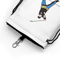Nouveautés : Sac d'accessoires de golf personnalisé avec logo, fermeture à cordon, pochette pour balles de golf, pochette pour objets de valeur de golf