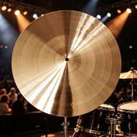 Professional Brass 40 Centimeter Crash Cymbal 16in Drum Kit Accessory Stable Tone Percussion Plate Practice Stage Performance