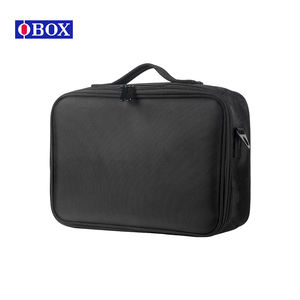 Bolsa de maquillaje de viaje Relavel con espejo LED, estuche de tren cosmético, bolsa organizadora portátil para Artista de maquillaje con divisores ajustables - Product Image 1