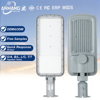 Lampadaire LED extérieur tout-en-un 150W 200W en aluminium moulé sous pression, étanche IP65, AC 100-265V