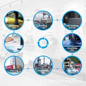 Bande de mousse PU ignifuge noire 2000x1000mm auto-adhésive pour l'isolation des composants électroniques et l'absorption des chocs - Product Image 1