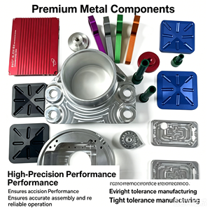 Composants de moteur en aluminium usinés par CNC pour l'amélioration des performances - Product Image 3