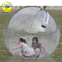 Balle géante gonflable transparente pour marcher sur l'eau, en PVC, balle humaine transparente, balle flottante pour la mer, la piscine, les sports nautiques