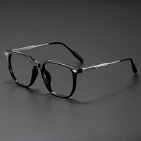 Monture de lunettes anti-lumière bleue de haute qualité, style rétro et professionnel, unisexe, tendance, qui affine le visage