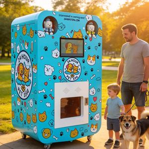 Máquina de Baño para Mascotas de Autoservicio que Ahorra Energía, Spa para Perros y Gatos en un Solo Punto de Venta, para Comunidades y Uso Comercial al Aire Libre - Product Image 1