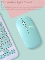 Clavier et souris sans fil 10 pouces russe français espagnol portugais pour iPad Air Pro tablette pour Android IOS Windows