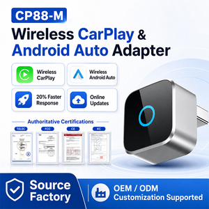 Adaptador Inalámbrico <span class=keywords><strong>Ottocast</strong></span> CP88-M Mini Cube para CarPlay y <span class=keywords><strong>Android</strong></span> <span class=keywords><strong>Auto</strong></span>, Dongle Plug & Play de Tipo A a C para Autos OEM - Product Image 4