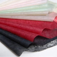 38 feuilles de papier d'emballage en coton, doublure non tissée amovible, imperméable, pour emballages de bouquets floraux pour fleuristes