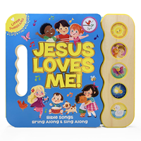 Libro Interactivo Cristiano con Sonidos, Tapa Dura, Encuadernación Perfecta, Libro de Cartón para Niños Pequeños, Canciones Musicales Bíblicas Educativas, Preescolar Temprano