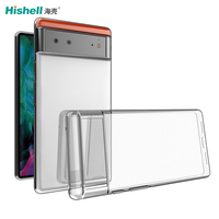 Coque arrière en Silicone transparent d'usine coque de téléphone en TPU souple ultra mince pour Google Pixel 6 Cover