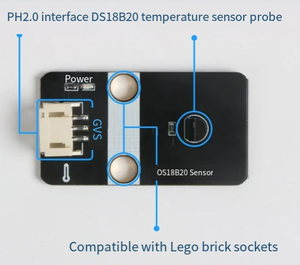 Module de capteur de température LM35 compatible avec les blocs de construction - Détection de la température environnementale - Product Image 5