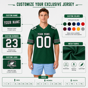 Uniformes Personalizados de Fútbol Americano para Fanáticos, Camisetas Transpirables de Malla para Hombres, para Eventos, Fiestas y Clubes - Product Image 2