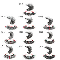 Faux cils en gros, logo personnalisé, extensions de cils en faux vison coréen, extensions de cils faites à la main, fournisseur de cils