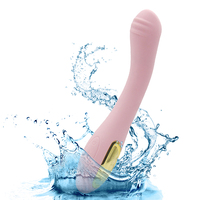 Vibromasseur double tête magique à double extrémité, 10 vitesses, étanche IPX7, rechargeable par USB, pour lesbiennes