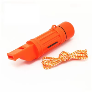 Vendita calda 5 In 1 Kit di fischio di sopravvivenza all'aperto con pietra focaia e cordino - Product Image 2