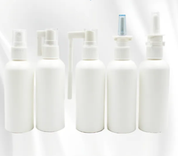 Échantillon gratuit 10 ml Flacon pulvérisateur nasal en plastique HDPE blanc pour animaux de compagnie