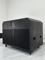 T.I Pro Audio contrôleur dj système de sons équipement dj partie haut-parleur boîte 1800w mélangeur 8 pouces haut-parleurs supérieurs
