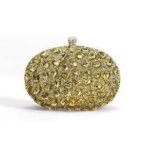 Bolso de Mano Ovalado con Diamantes Grandes para Mujer, Bolso de Fiesta, Bolso de Noche con Pedrería - Product Image 6