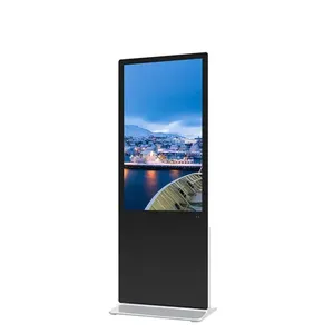 Preferentiële Prijs 43 Verticale Reclame Digitale Schermen Bluetooth Wifi Indoor Elektronische Lcd-Metalen Reclameapparatuur