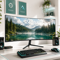Moniteur de jeu incurvé 49 pouces 240 Hz 1 ms IPS 4K 5K DQHD, directement du fabricant, pour projets d'arenas e-sportifs