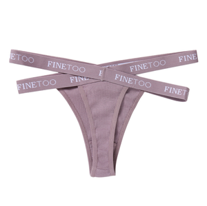 Dropshipping String en coton pour femme, sexy, style brésilien, avec lettres, sous-vêtements, <span class=keywords><strong>lingerie</strong></span> - Product Image 6