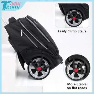 Factory Wholesale Custom LOGO Large Capacity Outdoor Sports Rolling <b>Bat</b> Bag Wheeled <b>Baseball</b> Backpack - Product Image 5