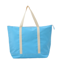 Sac fourre-tout en nylon personnalisable, durable, léger, écologique, imperméable, grande capacité, tendance pour femmes, fermeture éclair, personnalisé