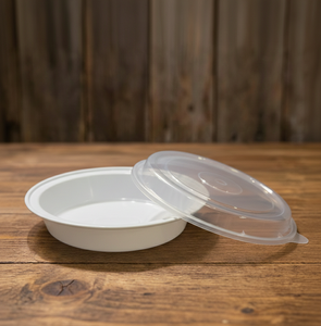 Boîte de conservation alimentaire ronde transparente en PP avec couvercle sécurisé pour une préparation de repas sûre et pratique - Product Image 1