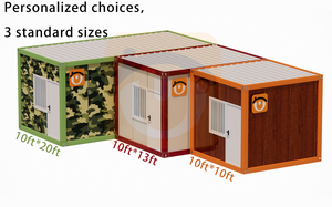 Rumah Kontainer Bongkar Pasang 20ft 40Ft yang Dapat Diperluas, Rumah Kontainer Modular untuk Hunian, Kantor, atau Villa Mewah untuk Luar Ruangan - Product Image 6