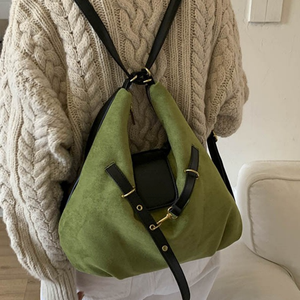 Sac fourre-tout vintage de luxe pour femme en cuir PU style Maillard avec fermeture éclair, design à bandoulière unique, grande capacité - Product Image 4