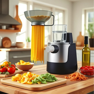 Orvica Electric Noodle Maker 500G Automatic <b>Pasta</b> <b>Machine</b> Stainless Steel Multi Functional Dough Press - Product Image 2