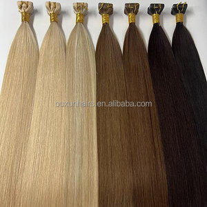 Extensions de cheveux indiens blond cendré super double drawn avec cuticules alignées, en ruban adhésif 4x0.8cm, personnalisables, vente en gros, grand stock de cheveux humains - Product Image 2
