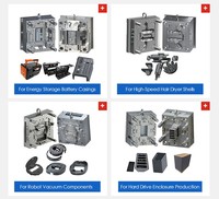 Moldeo por Inyección Personalizado para Carcasas de Baterías de Energía, Piezas de Plástico ABS/PC Ignífugas para Fabricantes de Equipos Originales de Nuevas Energías