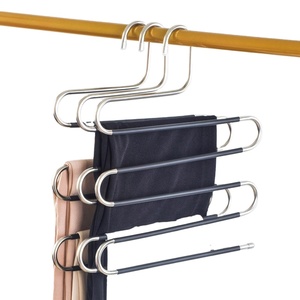 Perchas Metálicas Ahorradoras de Espacio en Forma de S de 5 Niveles, las Más Vendidas - Product Image 1
