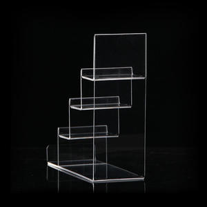 Dimensioni personalizzate espositore acrilico trasparente acrilico portafoglio libro prodotto espositore articoli <span class=keywords><strong>negozio</strong></span> mensola <span class=keywords><strong>di</strong></span> stoccaggio multilivello - Product Image 5