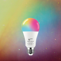 Miroir intelligent Coibeu avec Wi-Fi et écran TFT, bande LED RVBC colorée, compatible Alexa et Google Assistant