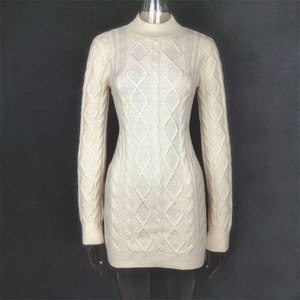 <span class=keywords><strong>Moda</strong></span> de <span class=keywords><strong>invierno</strong></span>/otoño <span class=keywords><strong>2023</strong></span>, Vestido corto de punto de ganchillo para <span class=keywords><strong>mujer</strong></span>, vestido Sexy sin espalda ajustado, vestidos de suéter de punto para <span class=keywords><strong>mujer</strong></span> - Product Image 6