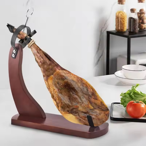 Jambons espagnols et prosciutto italien Support à <span class=keywords><strong>jambon</strong></span> en bois <span class=keywords><strong>de</strong></span> qualité supérieure avec support en métal - Product Image 6