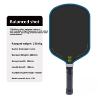 Raquette de pickleball en fibre de carbone T700, qualité professionnelle pour les tournois et les compétitions