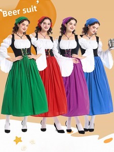 Disfraz de Camarera de Cerveza para el Oktoberfest, Vestido Bávaro de Cosplay para Mujer Adulta, Inspirado en Cine y Televisión - Product Image 3