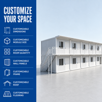 Bâtiment de campement préfabriqué personnalisable en conteneurs, logement temporaire modulaire écoénergétique pour les travailleurs sur site des hôtels