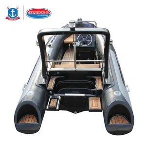 ZHENBO Black 480 rib orca16 ft rib boat hypalon inflatable rib480 fishing boat fiberglass