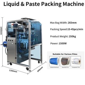 Machine de remplissage et de scellage de sachets en gros pour usine, petite machine de remplissage de miel, machine à azote liquide à bas prix - Product Image 2