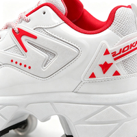 Chaussures à roulettes transformables pour enfants avec frein, pour garçons et filles, patinage extérieur, école, parc, baskets unisexes à quatre roues pour enfants Ruidongle