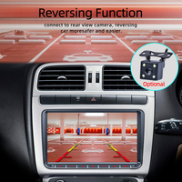 Autoradio 9 pouces 2 + 32 go, Android, Wifi, Navigation Gps, lecteur Dvd, stéréo, pour VW/Volkswagen/Golf/Polo/Tiguan/Passat