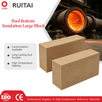 Bloc isolant de fond de four Ruitai pour four à verre, brique réfractaire haute température à prix avantageux