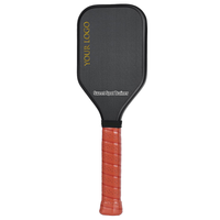 Raquette de pickleball Sweet Spot Durable Training, 16 mm, fibre de carbone T700 premium, manche allongé, 190 g, 40 trous, sac de transport en polyester